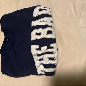 The Bar Navy and White Sweatshirt